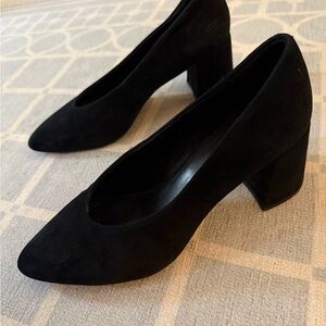 Urban Outfitters Black Block Heel Pumps